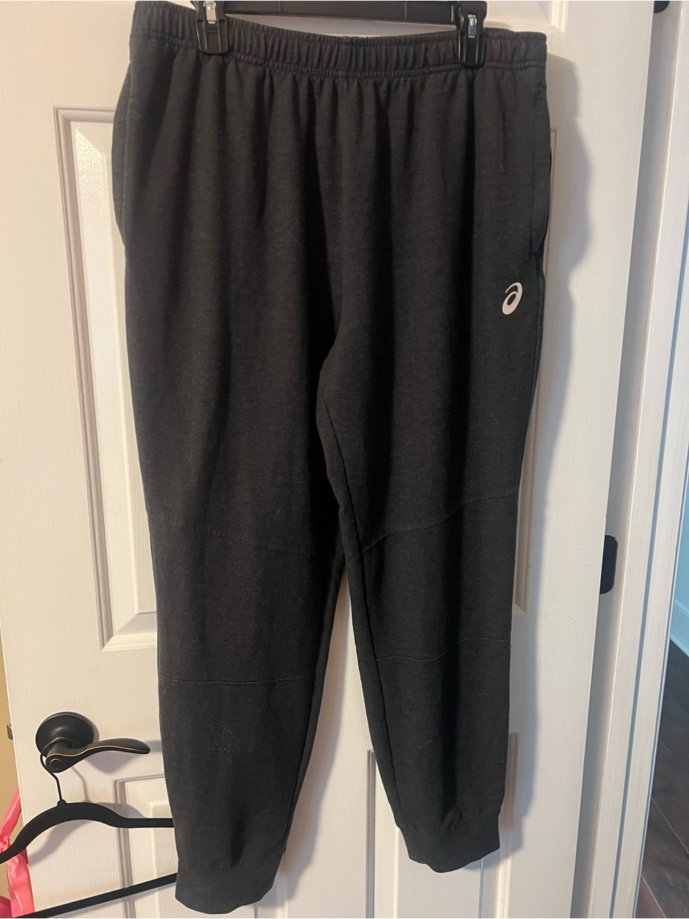 ASICS Black Kids Jogger Sweatpants with Logo